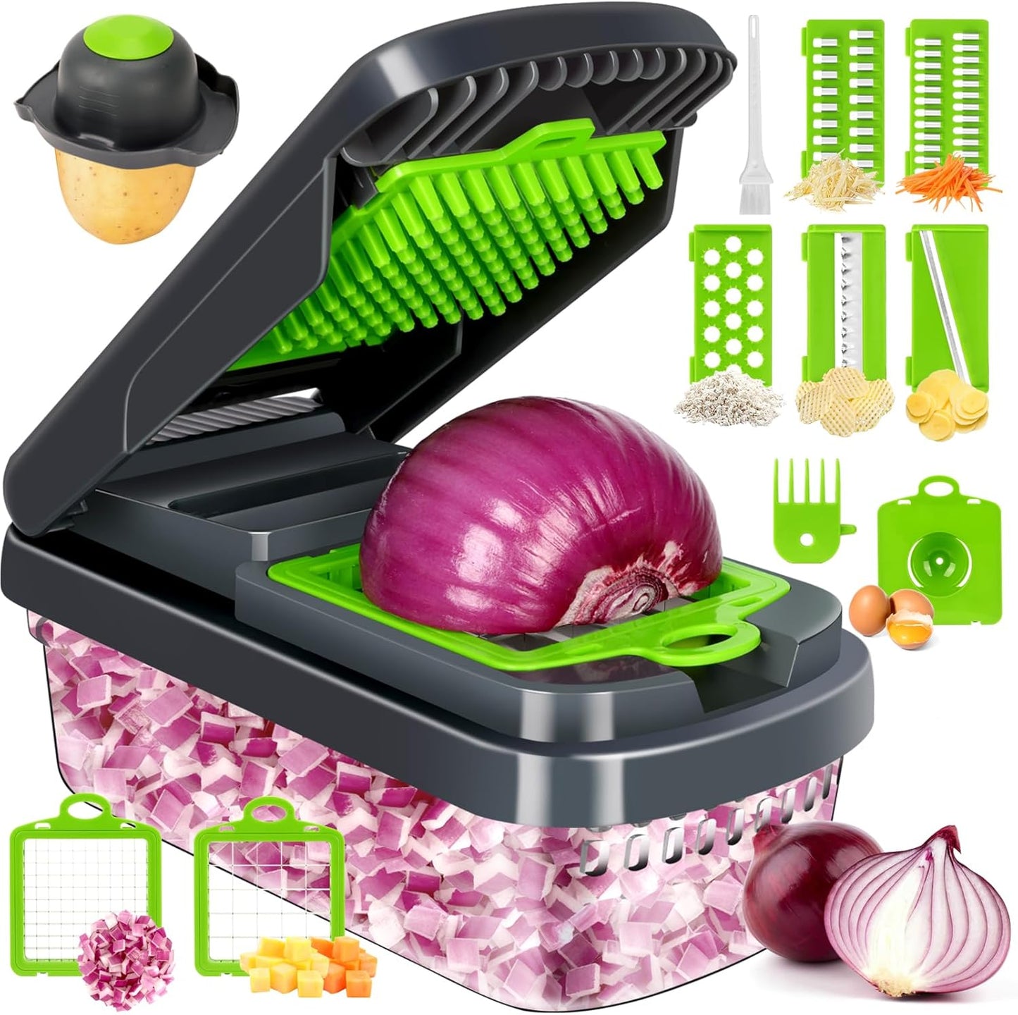 Multi-Function Vegetable Chopper by Havvibe 🥕🔪
