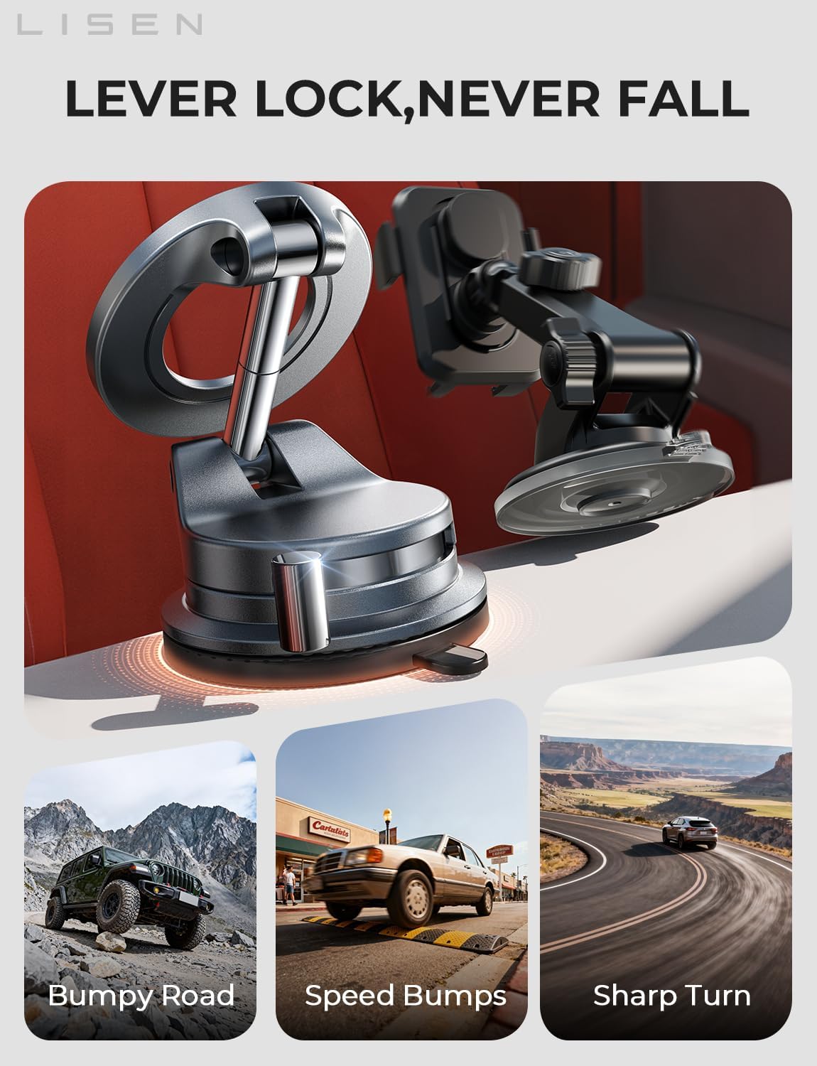 Magnetic Car Phone Mount by Havvibe 📱🚘