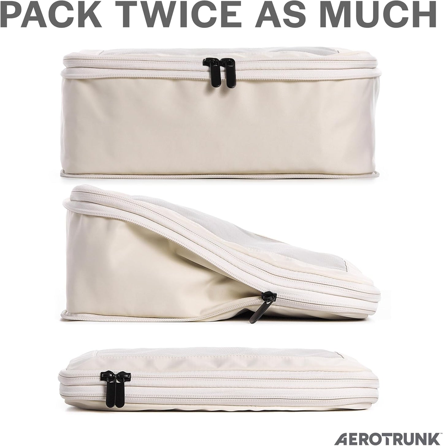 Travel Compression Packing Cubes by Havvibe ✈️🧳