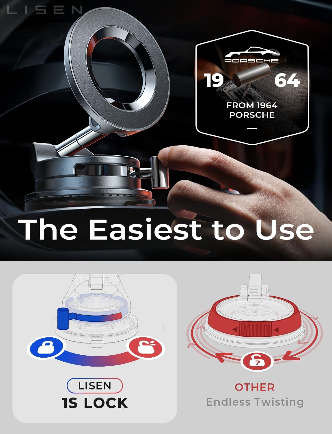 Magnetic Car Phone Mount by Havvibe 📱🚘