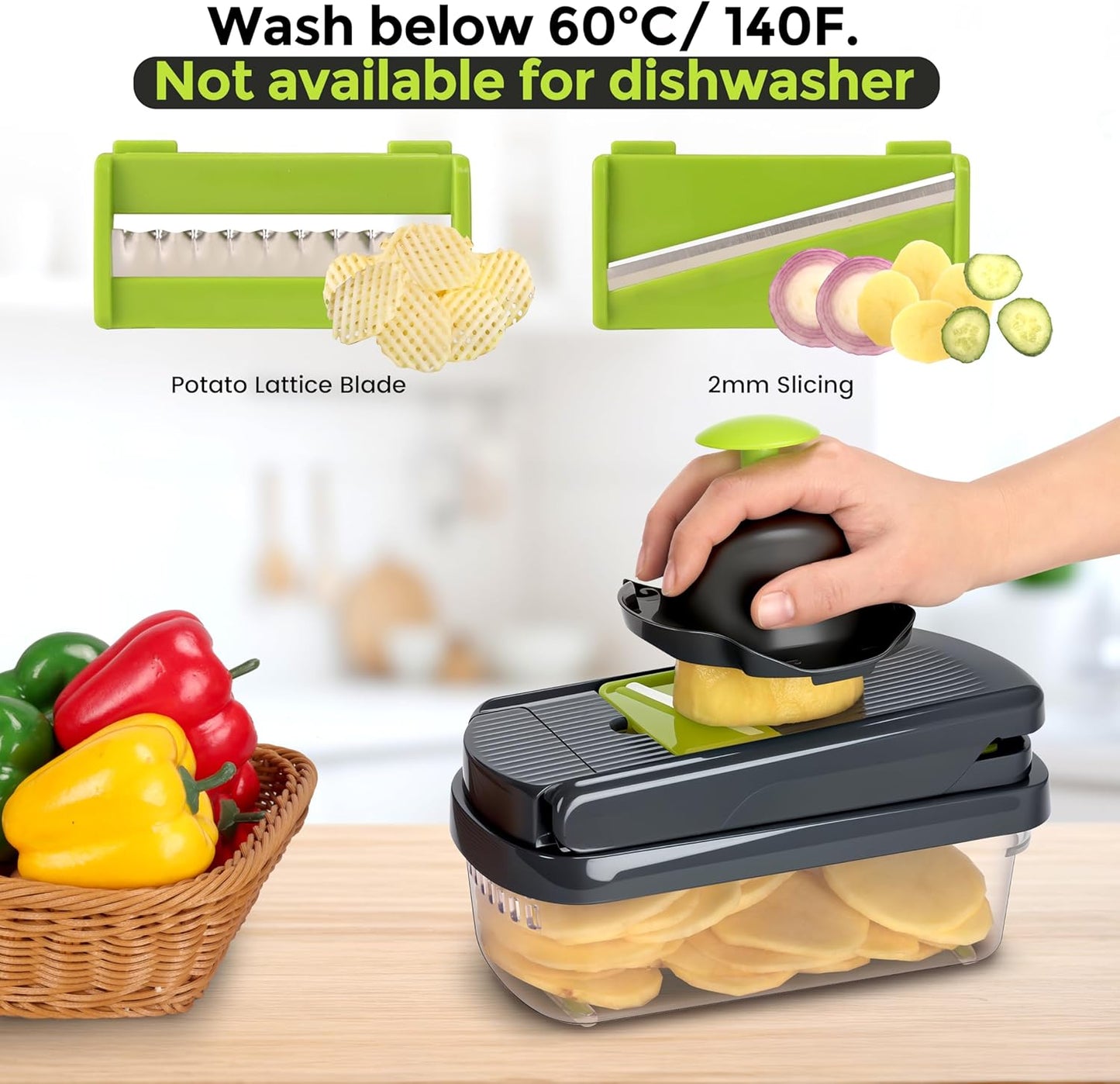 Multi-Function Vegetable Chopper by Havvibe 🥕🔪