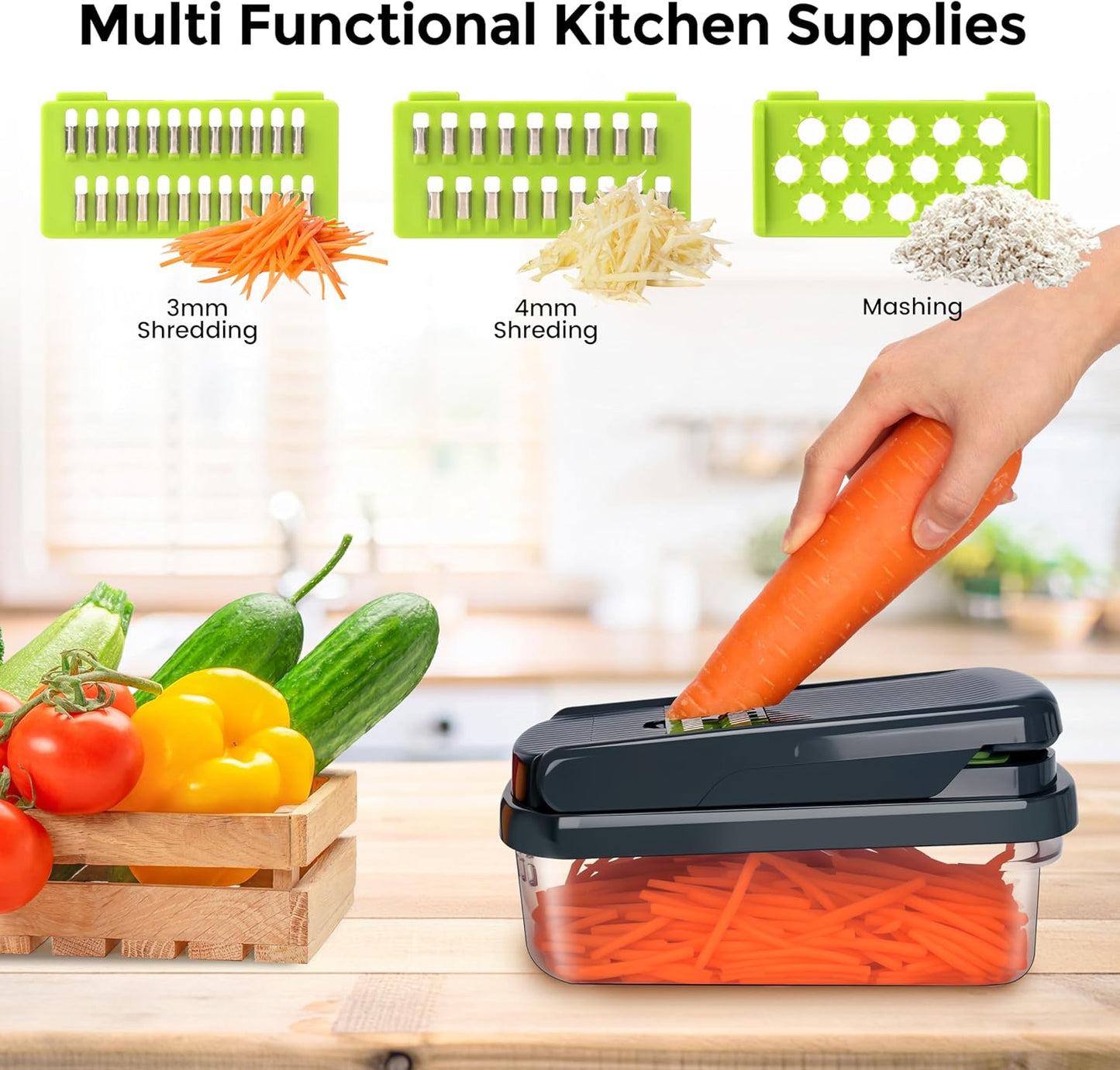 Multi-Function Vegetable Chopper by Havvibe 🥕🔪