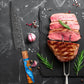 8" Japanese Kiritsuke Chef Knife – Handcrafted High-Carbon Damascus Steel Kitchen Knife by Havvibe