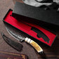 Damascus Boning Knife with Protective Cover – High-Hardness Forged Kitchen Knife by Havvibe