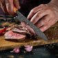8" Japanese Kiritsuke Chef Knife – Handcrafted High-Carbon Damascus Steel Kitchen Knife by Havvibe