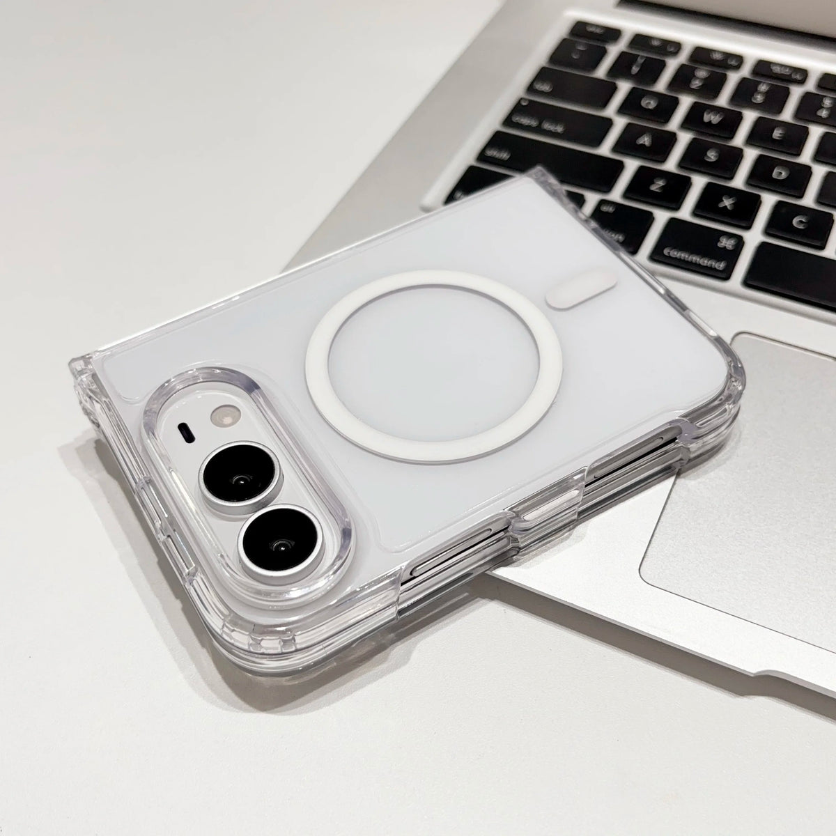 MagSafe Magnetic Wireless Charging Case for iPhone Duo – Clear Shockproof PC Protective Cover by Havvibe