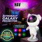 Astronaut Galaxy Projector - 8 Nebula Modes by Havvibe