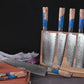 7-Piece Damascus Kitchen Knife Set – Professional, Ultra-Sharp & Rust-Resistant Knives by Havvibe